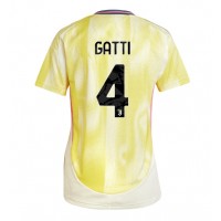 Juventus Federico Gatti #4 Vieraspaita Naiset 2024-25 Lyhythihainen